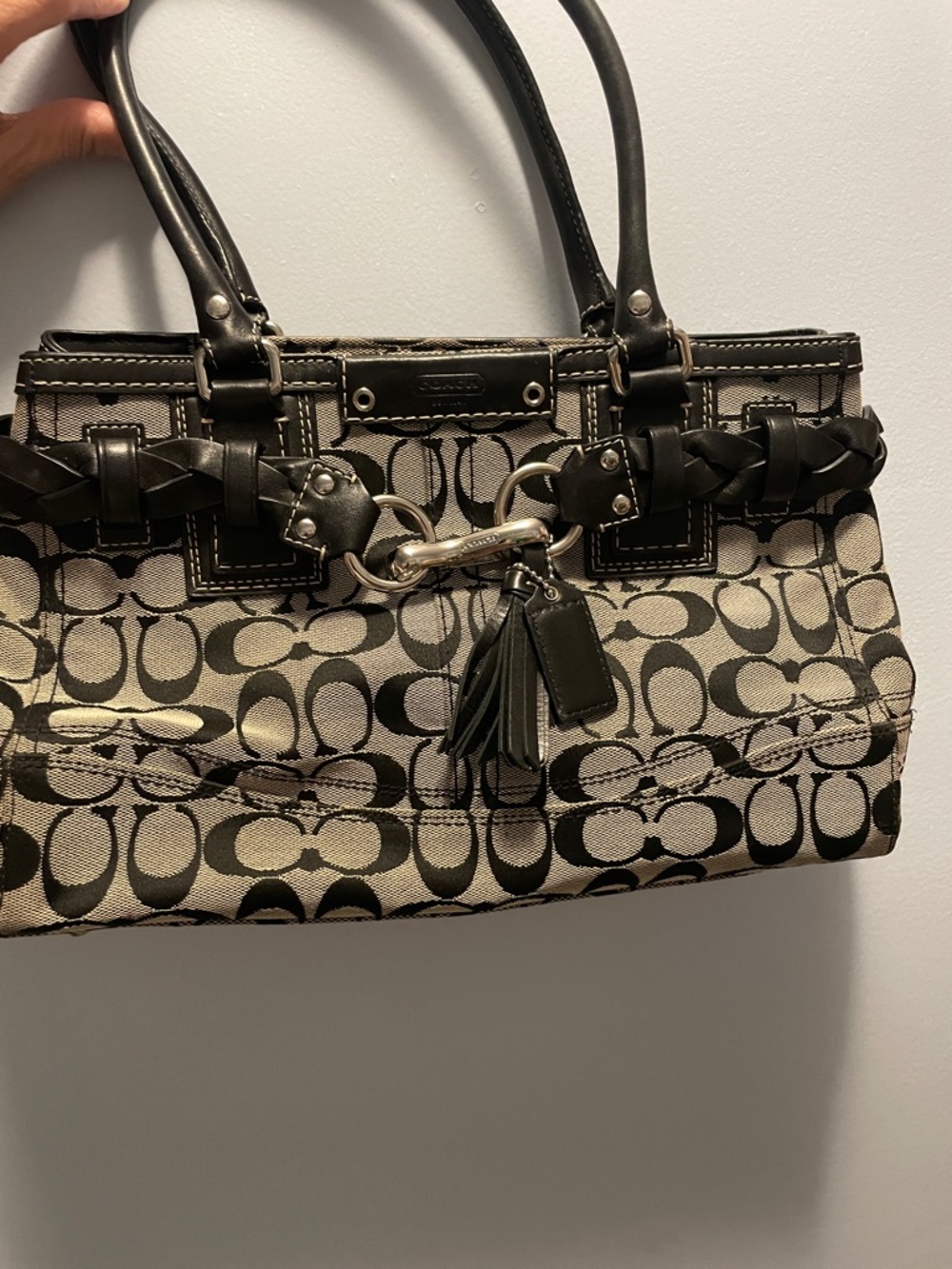 Coach Hampton Signature Carryall
